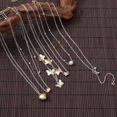 Sparkles4u Fashion 5-7 Pcs Combo Latest Stylish Western Necklace Set for Women Pendant Necklace Gifts for Girls & Women
