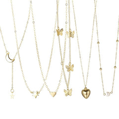 Sparkles4u Fashion 5-7 Pcs Combo Latest Stylish Western Necklace Set for Women Pendant Necklace Gifts for Girls & Women