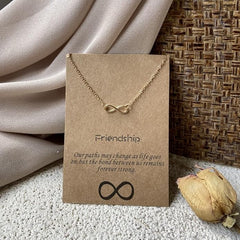 Sparkles4u Gold Chain Necklace with Infinity loop Pendant for Girls and Women