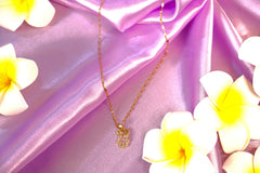 Sparkles4u Gold Teddy Bear Pendant Necklace with Crystal Charm, Cute Lightweight Jewellery for Women and Girls