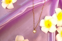 Sparkles4uWhite Heart Shape |  Pendant | Anti Tarnish | Waterproof Necklace for Her