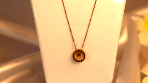 Sparkles4u Gift Boho Bohemian Vintage Double Ring Pendant Locket Necklace Neck Chain for Girls Fashion Jewellery for Women and Girls