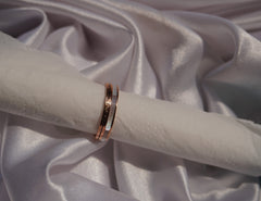 Sparkles4u Pure Forever Band Stylish Classy Rings with rose gold plated for Women & Girls